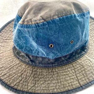 Vintage Denim canvas bucket hat